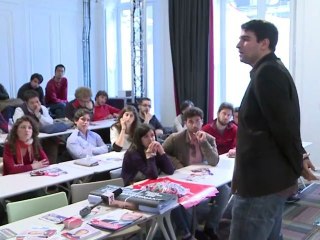 Délégation des jeunes démocrates italiens en visite au siège du PS