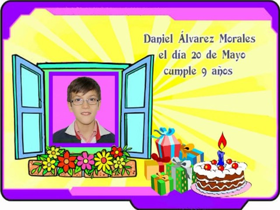 cumpleaños de Mayo