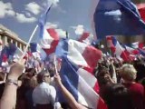 Les jeunes pop 55 au rassemblement du Trocadéro 1er Mai 2012