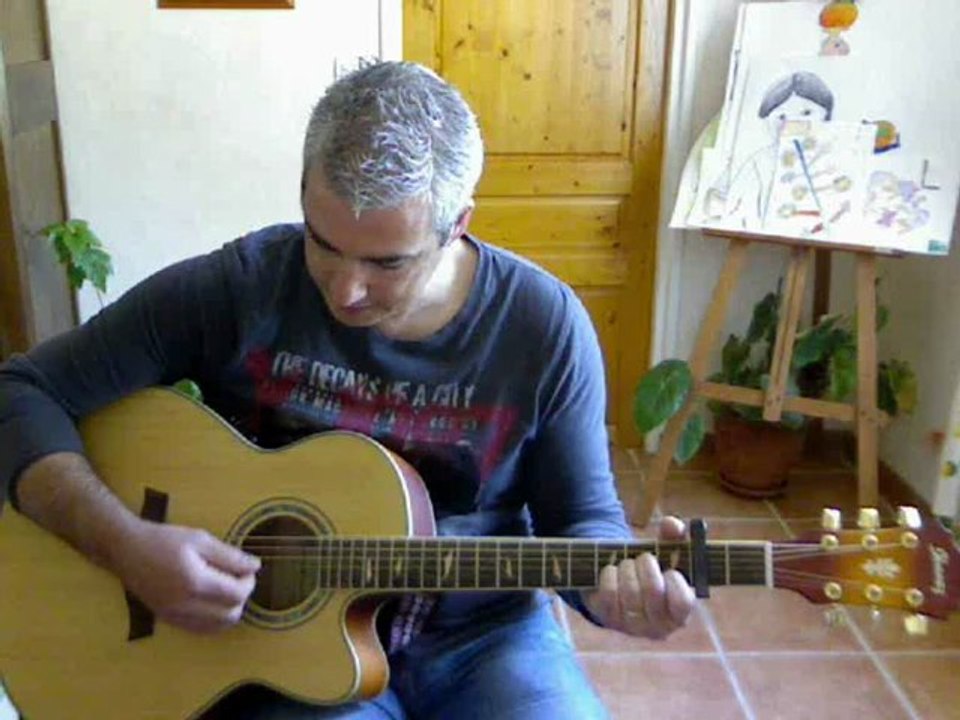 Vanessa Paradis "Il y a" (guitare leçon)