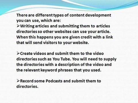 Content Development Increases Rankings