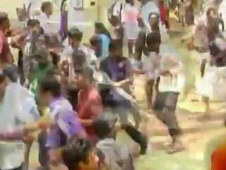 Elephant breaks loose at India temple festival