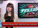 Merge Multiple PDFs into One Document - Tekzilla Daily Tip
