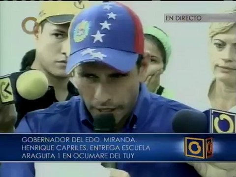 Capriles: Si invirtiéramos en educación, no harían falta las cárceles