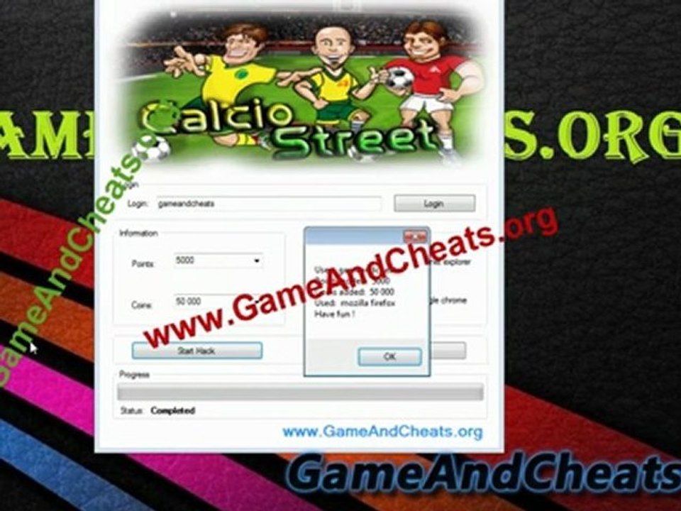 CalcioStreet Cheat tool May 2012