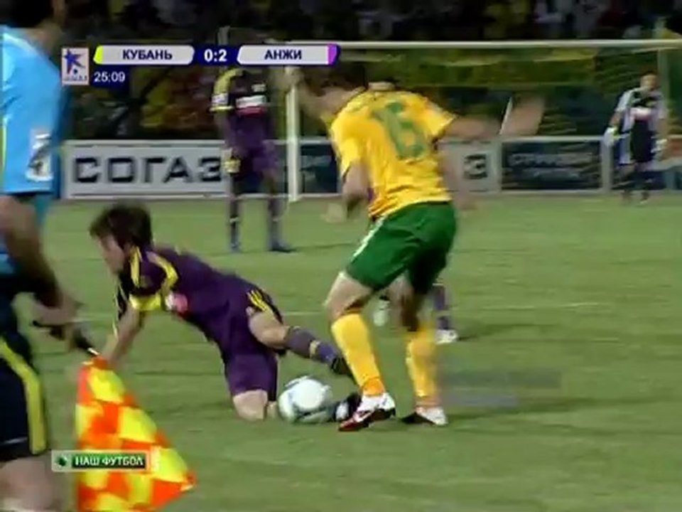 Кубань - Анжи 1-тайм