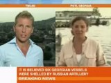 Russian forces sink Georgian ships - 13 Aug 2008