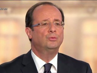 Hollande explique son style de présidence  : "moi président de la république..."