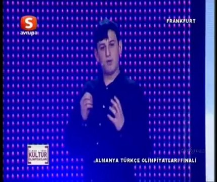 Türkçe konuşma BİRİNCİSİ 10.Türkçe Olimpiyatı Almanya