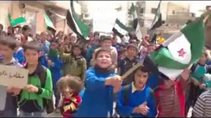 Idlib (Siria) - La protesta dei bambini (02.05.12)