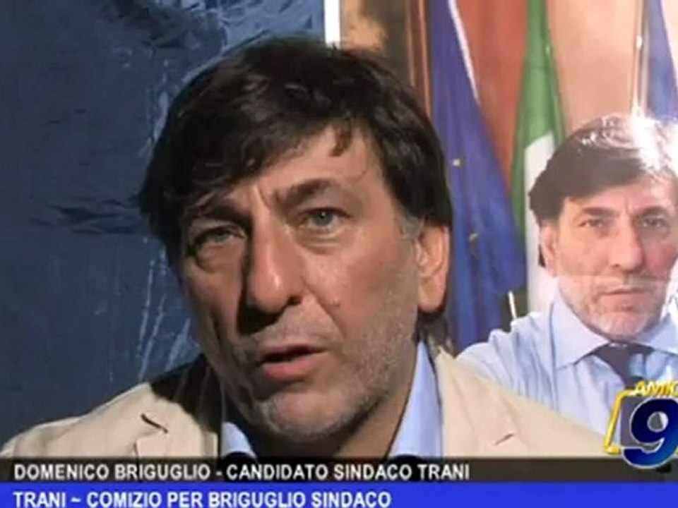 Trani | Comizio per Briguglio sindaco