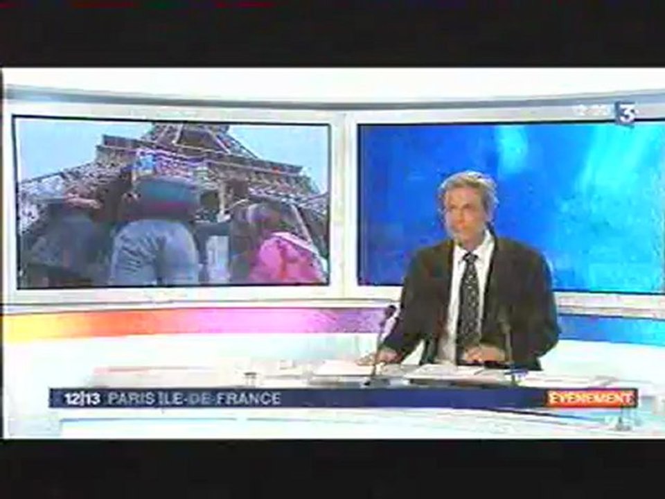 france 3 Record Tour Eiffel Taig Khris