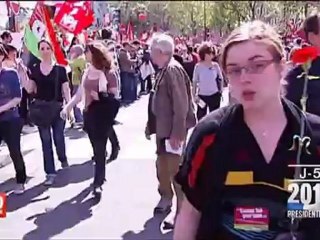 1er Mai dans le cortège des syndicats