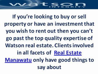 Watson Real Estate delivers in all areas of real estate