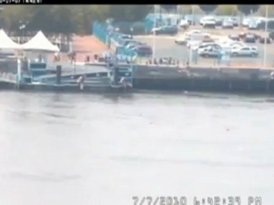 Video accident d'un bateau aux USA