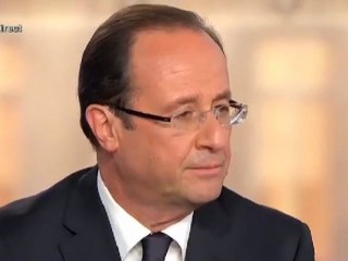 François Hollande :  Moi président de la République ...