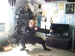 Vecht-standen van Kenji Ryu Ninjutsu, ninja training Sensei Jeremy Schmidt