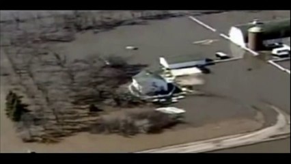 USA - Il Red River esonda a Fargo e Moorhead nel Dakota