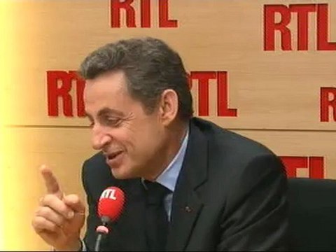 Nicolas Sarkozy, candidat UMP à la Présidentielle, vendredi sur RTL : J'ai eu du plaisir à débattre avec François Hollande