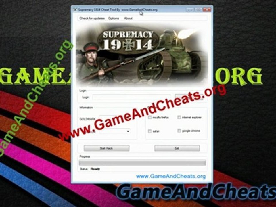 Supremacy 1914 Cheat tool May 2012