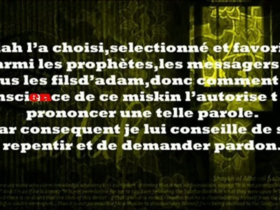 La foi du prophète - cheikh obeyd al jabiri