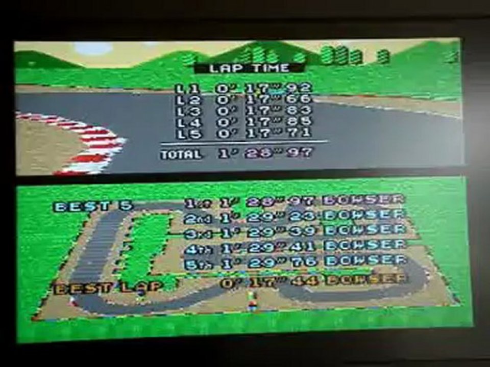Mario circuit 3 1'28"97 NBT (Pal)