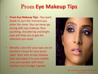 Best Eye Makeup Tips for prom 2012.