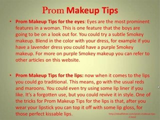Best prom makeup ideas for Prom 2012.