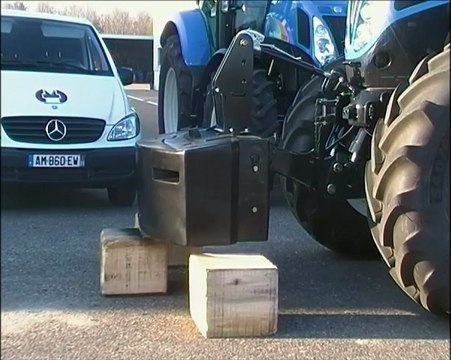 Masse EUROMASSE sur tracteur NEW HOLLAND - Fr