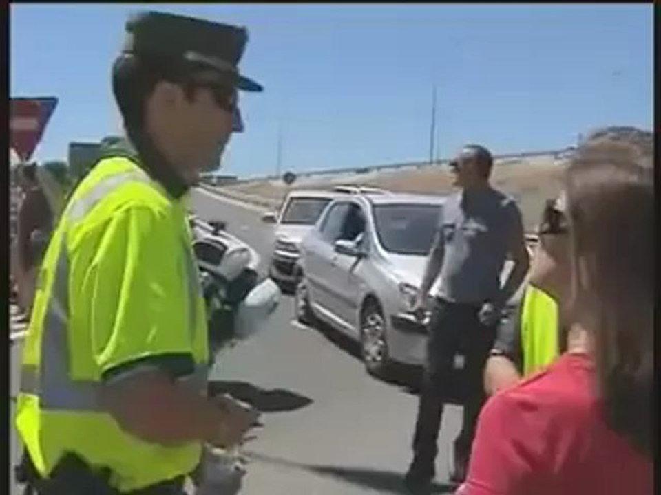 Cortes en la A-7 en Málaga