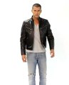 Blouson cuir Daytona rebelious buffle marron