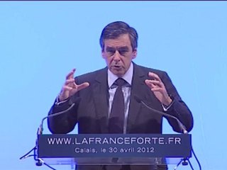 "N.Sarkozy est le plus solide" Fillon à Calais