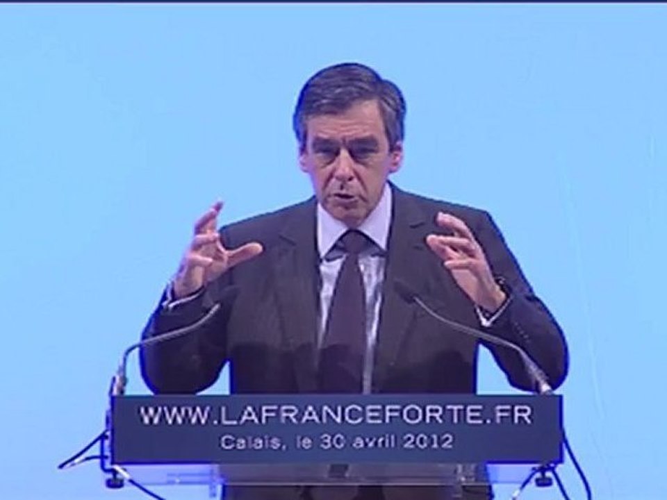 "N.Sarkozy est le plus solide" Fillon à Calais