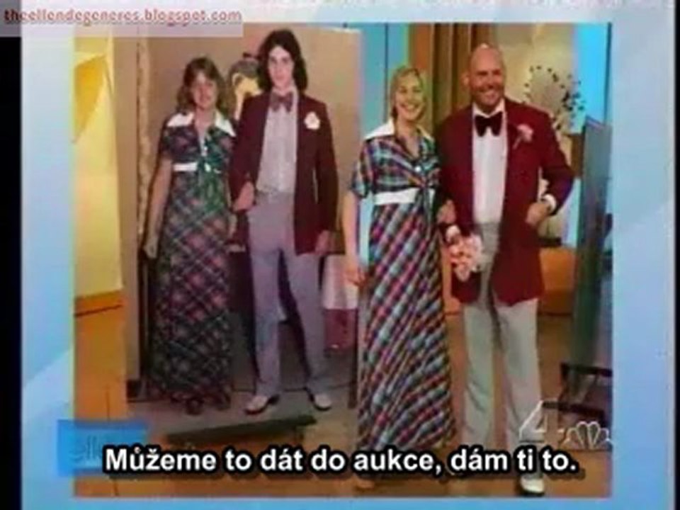 Sharon Stone on Ellen 2007 - czech