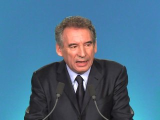François Bayrou - Déclaration d'entre deux tours