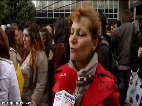 Periodistas concentrados defienden un periodismo digno