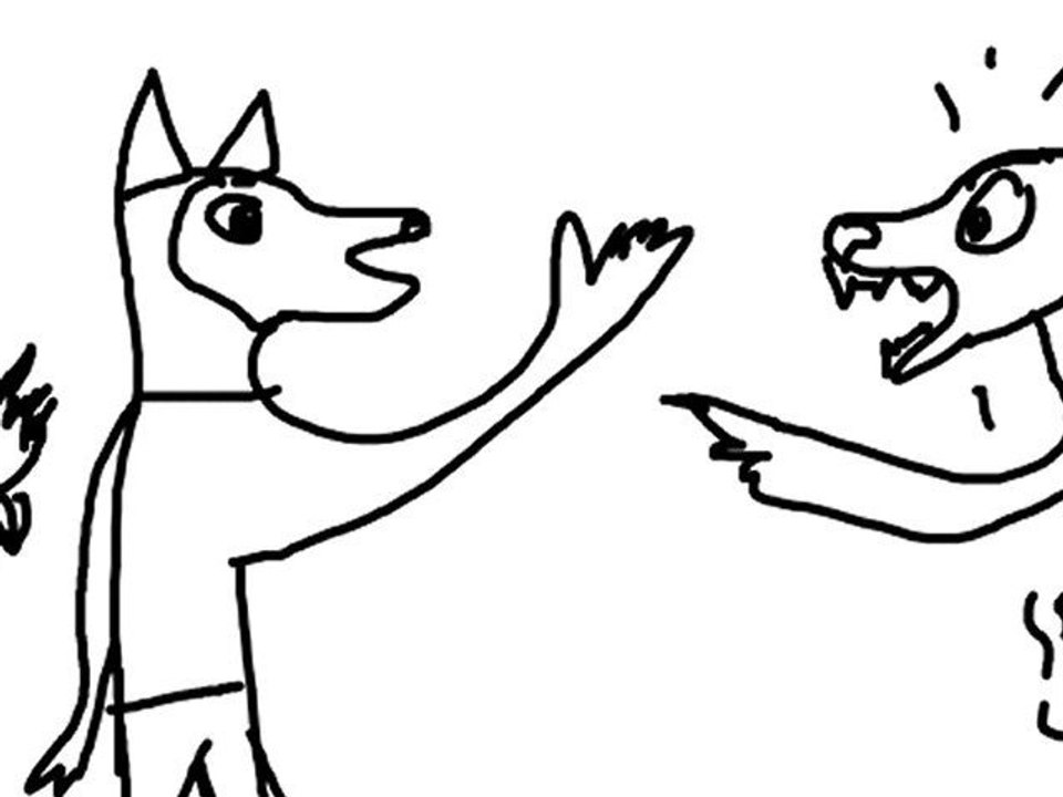 Sisco testing+surprised (teste dessin-animés)