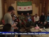 Homs: visite d'un quartier aux mains des rebelles syriens