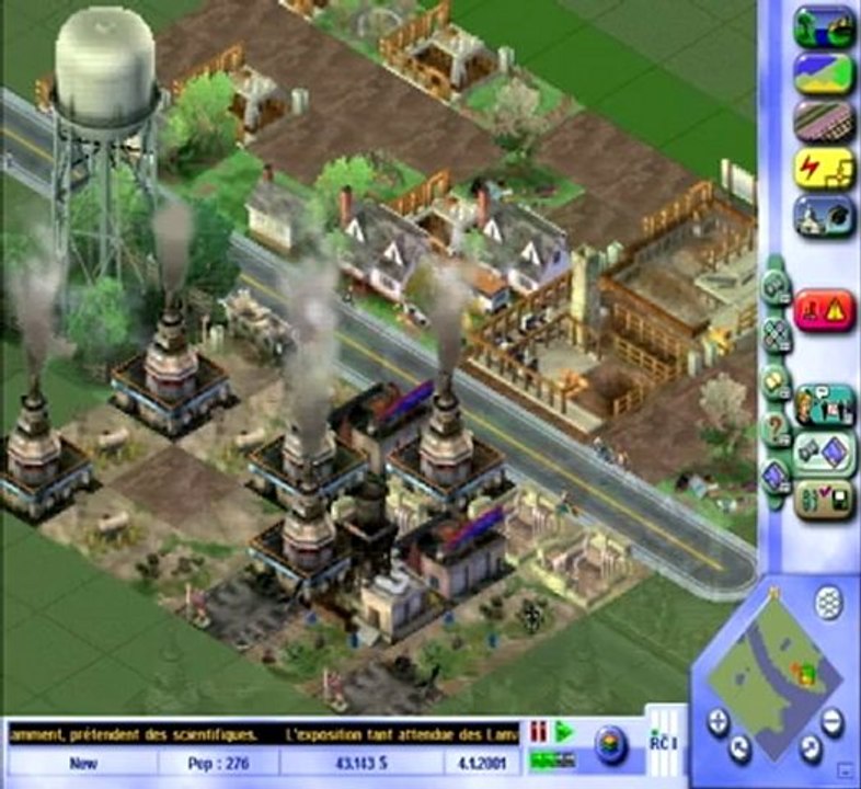 Videotest Sim City 3000