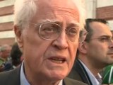Lionel Jospin à l'issue du meeting de Toulouse