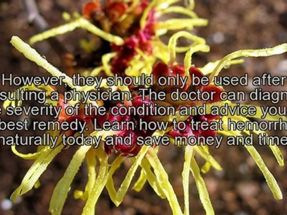 How to Treat Hemorrhoids Naturally - Seven Of The Best Natural Remedies