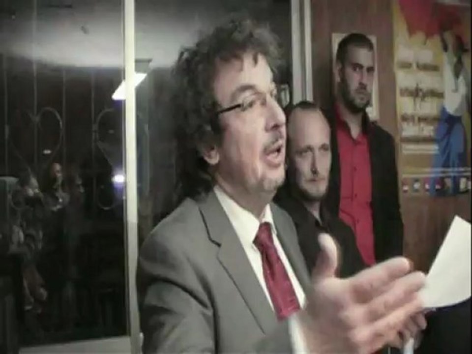 Discours post-premier tout Front de Gauche Villeneuve-Le-Roi