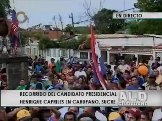 Capriles: Yo no soy patrono, soy un servidor público