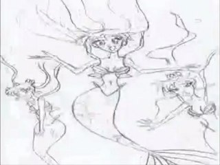 test animation, Selenit Saturn - Mermaids, season 1, 10 episodes