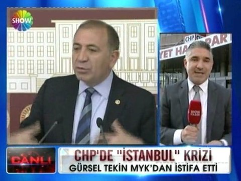 Gürsel Tekin MYK'dan istifa etti - 03 mayıs 2012