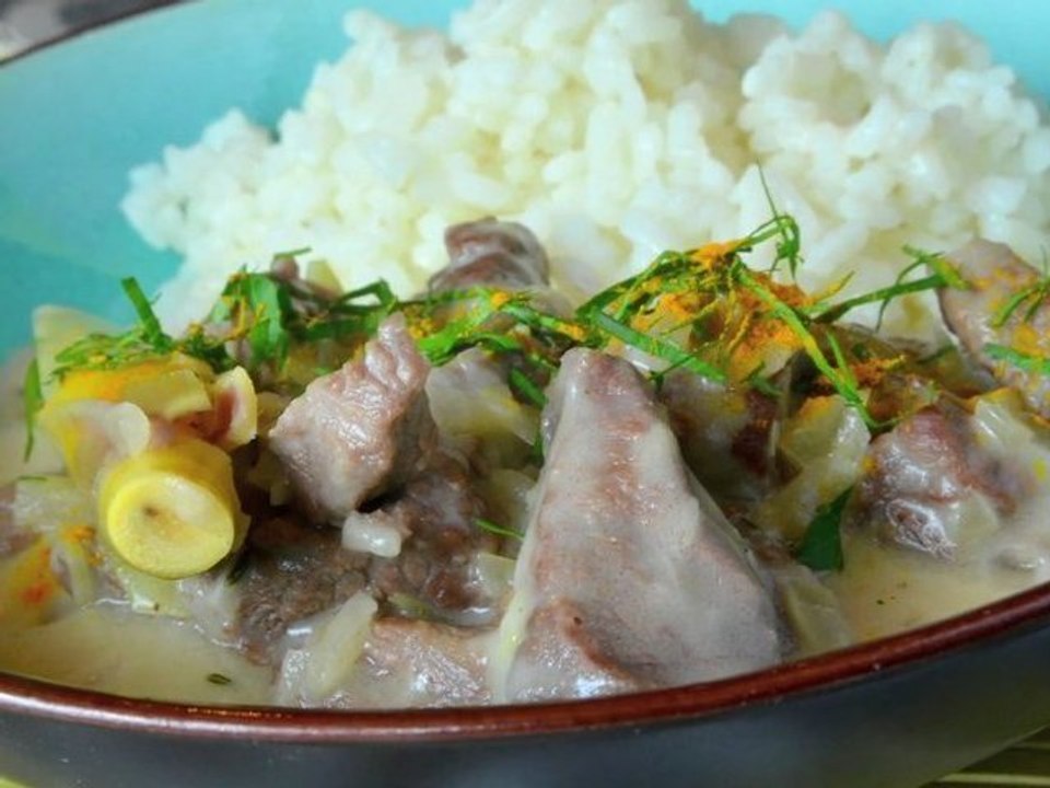 Fricassé d'agneau à la Thaï - 750 Grammes