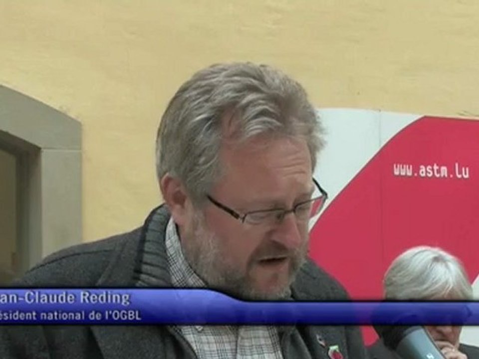 2012-05-01 - OGBL - 1er Mai - Discours d'ouverture à Abbaye de Neumünster (Luxembourg)