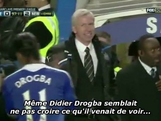 Didier Drogba a halluciné sur le but de Papiss Cissé