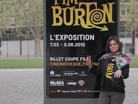 Présentation des visites guidées en LSF de l'exposition Tim Burton