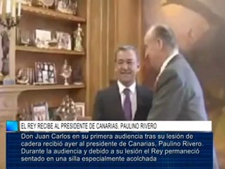 El Rey recibe al presidente de Canarias, Paulino Rivero